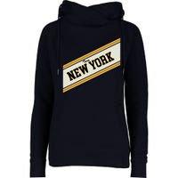 Troy New York Varsity Logo Womens Funnel Neck Pullover Hood