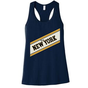 Troy New York Varsity Logo Women's Racerback Tank