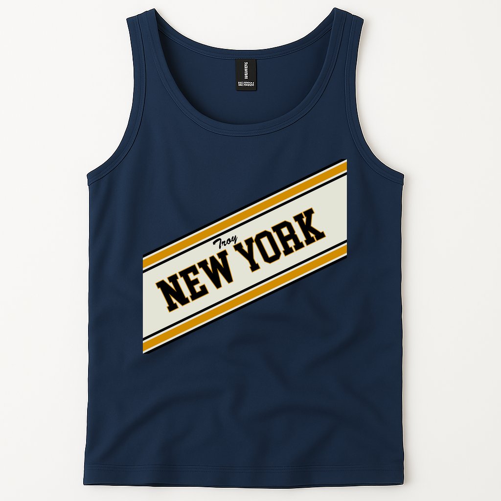 Troy New York Varsity Logo Tank Top