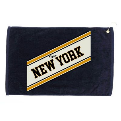 Troy New York Varsity Logo Grommeted Golf Towel