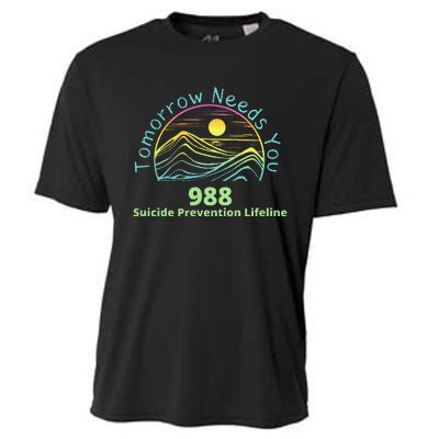 Tomorrow Needs You Suicide Awareness Suicide Prevention Cooling Performance Crew T-Shirt