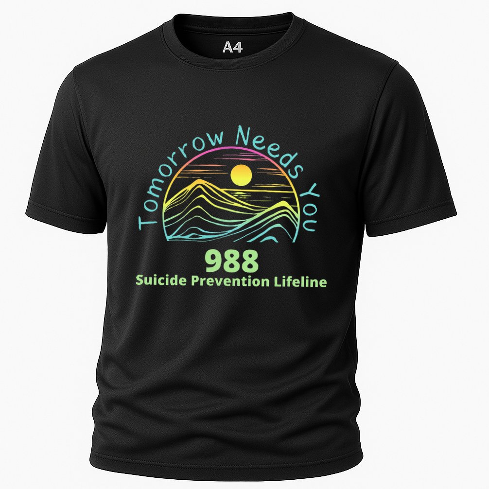 Tomorrow Needs You Suicide Awareness Suicide Prevention Cooling Performance Crew T-Shirt
