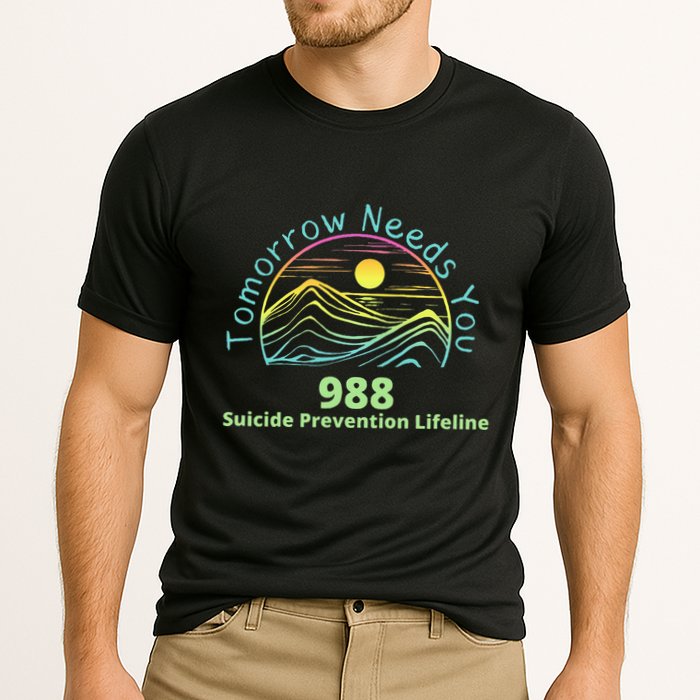 Tomorrow Needs You Suicide Awareness Suicide Prevention Cooling Performance Crew T-Shirt