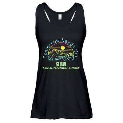 Tomorrow Needs You Suicide Awareness Suicide Prevention Ladies Essential Flowy Tank