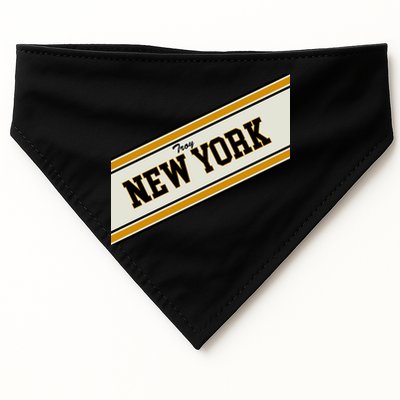 Troy New York Varsity Logo USA-Made Doggie Bandana