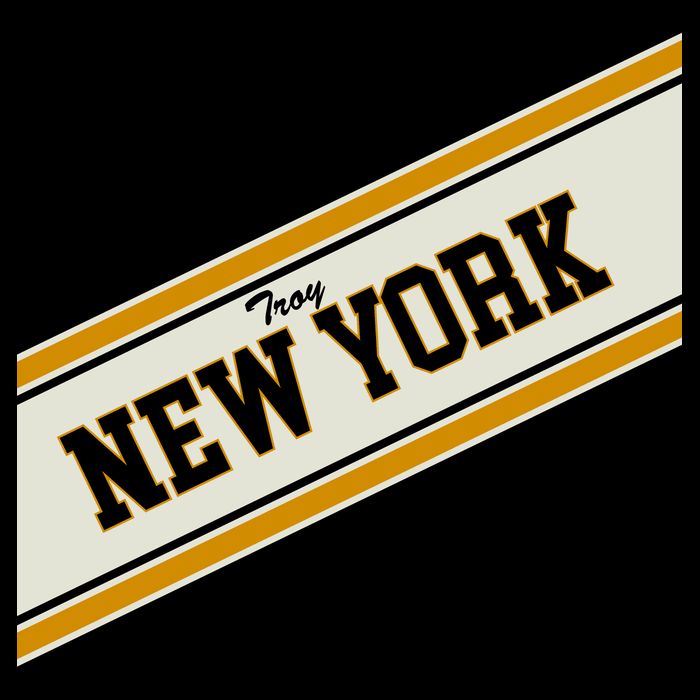 Troy New York Varsity Logo Cooling Performance Crew T-Shirt