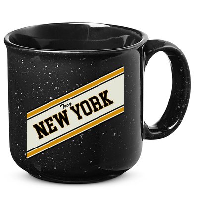 Troy New York Varsity Logo 15oz Campfire Ceramic Mug