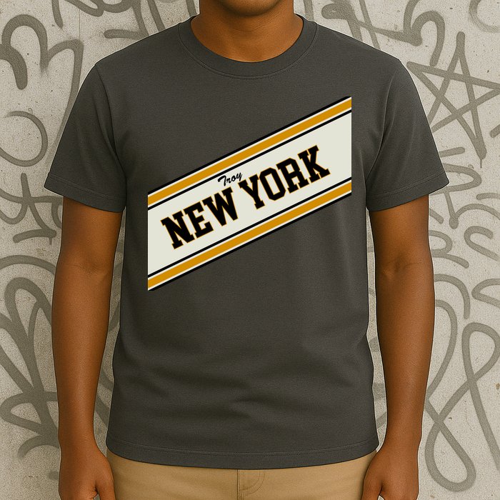 Troy New York Varsity Logo T-Shirt