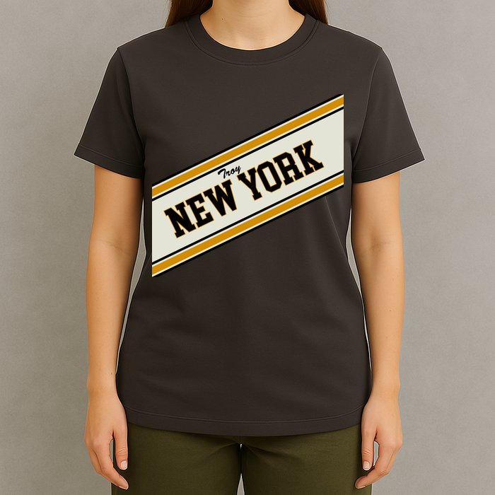 Troy New York Varsity Logo T-Shirt