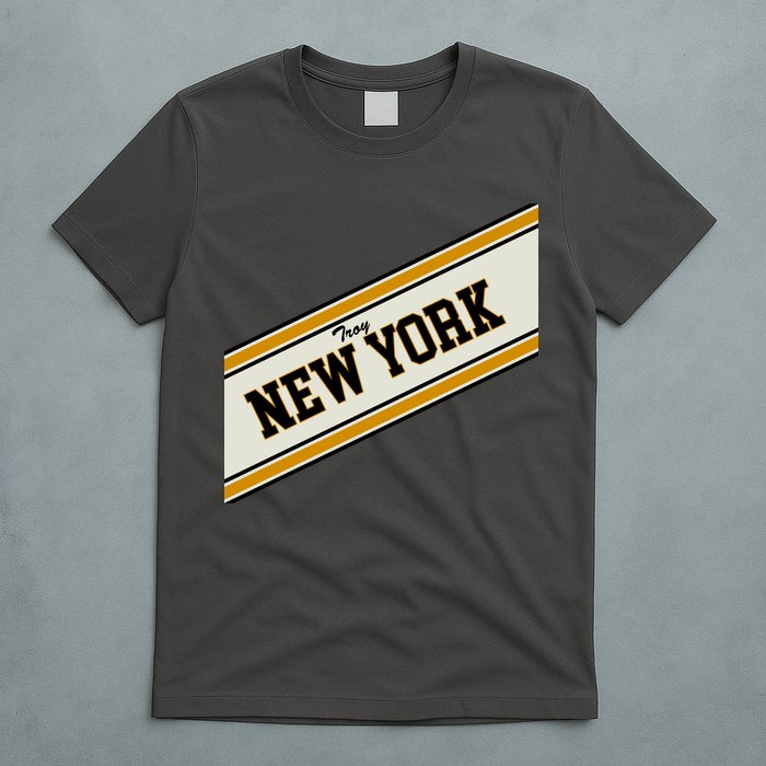 Troy New York Varsity Logo T-Shirt