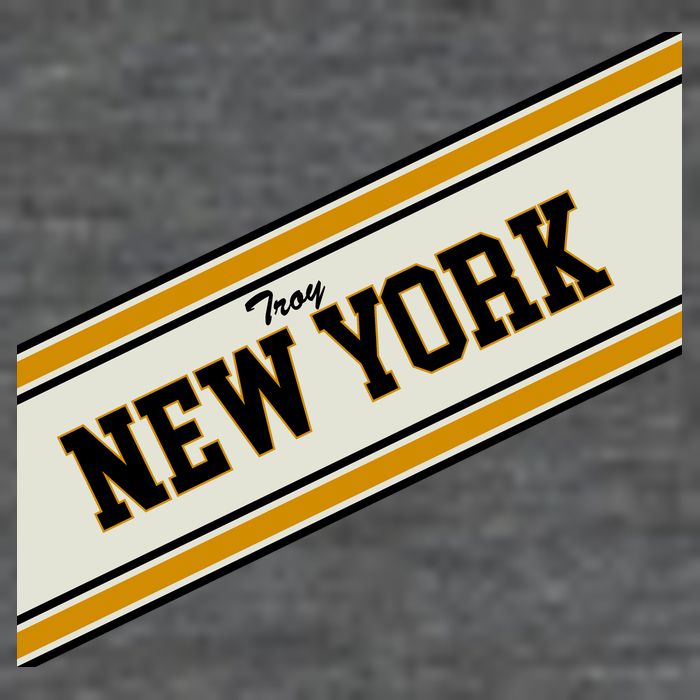 Troy New York Varsity Logo T-Shirt