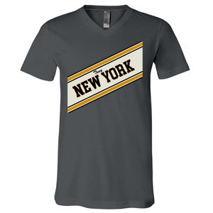 Troy New York Varsity Logo V-Neck T-Shirt