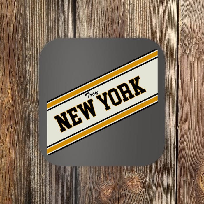 Troy New York Varsity Logo Coaster