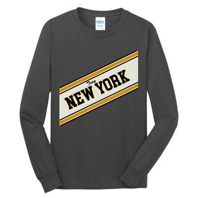 Troy New York Varsity Logo Tall Long Sleeve T-Shirt