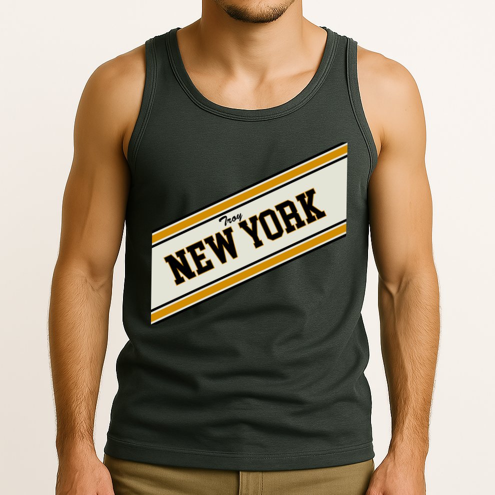 Troy New York Varsity Logo Tank Top