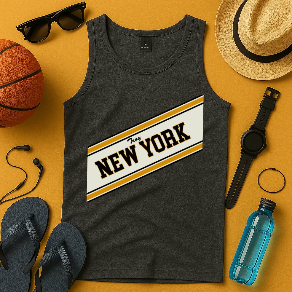 Troy New York Varsity Logo Tank Top
