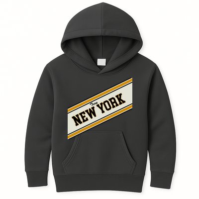 Troy New York Varsity Logo Kids Hoodie