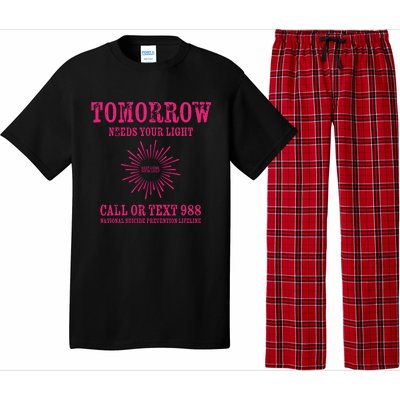 Tomorrow Needs You Hoodie 988 Suicide Awareness Pajama Set