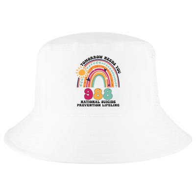 Tomorrow Needs You 988 National Suicide Prevention Lifeline Cool Comfort Performance Bucket Hat