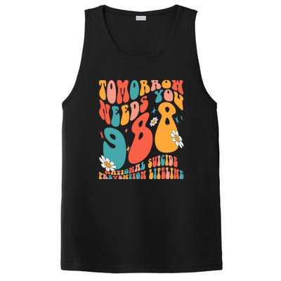 Tomorrow Needs You 988 National Suicide Prevention Lifeline PosiCharge Competitor Tank