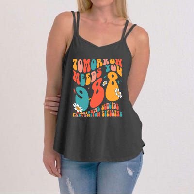 Tomorrow Needs You 988 National Suicide Prevention Lifeline Women's Strappy Tank