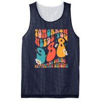 Tomorrow Needs You 988 National Suicide Prevention Lifeline Mesh Reversible Basketball Jersey Tank