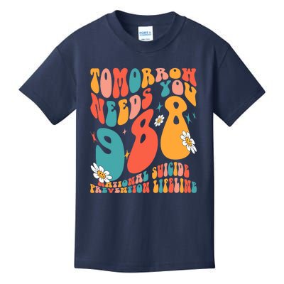 Tomorrow Needs You 988 National Suicide Prevention Lifeline Kids T-Shirt