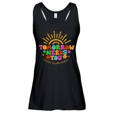 Tomorrow Needs You Mental Health Matters Awareness Ladies Essential Flowy Tank