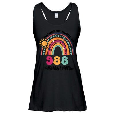 Tomorrow Needs You 988 National Suicide Prevention Lifeline Ladies Essential Flowy Tank