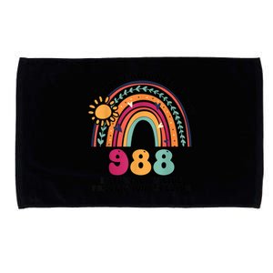 Tomorrow Needs You 988 National Suicide Prevention Lifeline Microfiber Hand Towel