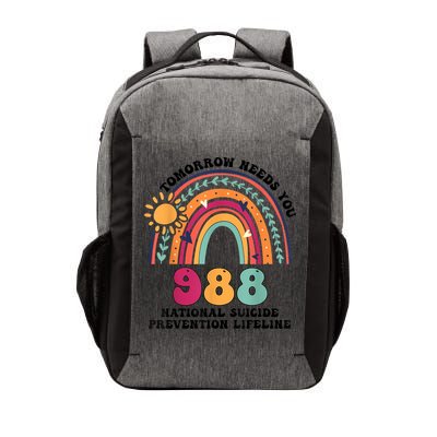 Tomorrow Needs You 988 National Suicide Prevention Lifeline Vector Backpack