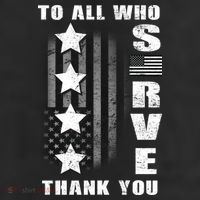 To All Who Served Thank You Adult Drive Performance Visor