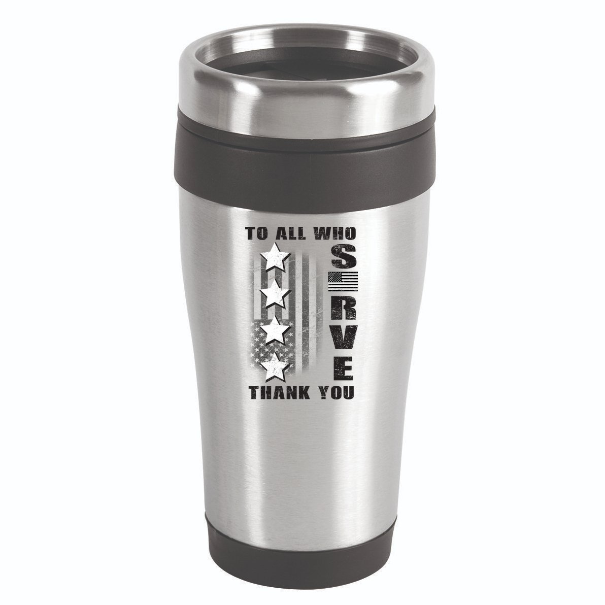 To All Who Served Thank You 16oz Travel Tumbler