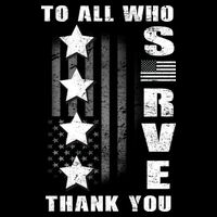To All Who Served Thank You Magnet