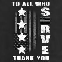 To All Who Served Thank You 25L Jumbo Tote