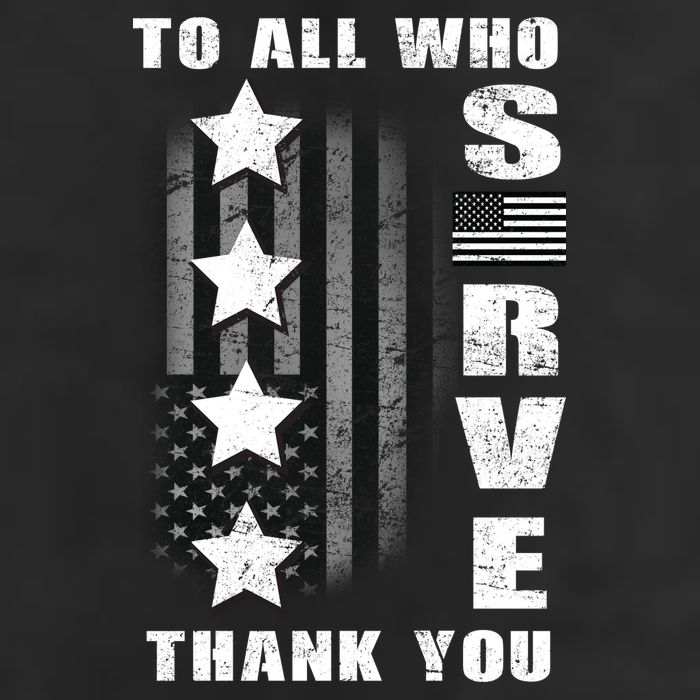 To All Who Served Thank You 25L Jumbo Tote