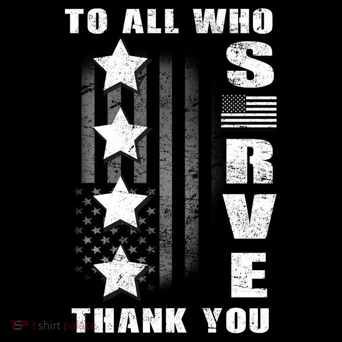 To All Who Served Thank You Kids T-Shirt