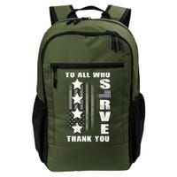 To All Who Served Thank You Backpack