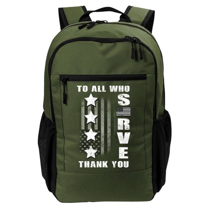 To All Who Served Thank You Backpack