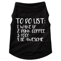 To Do List Be Awesome Doggie Tank