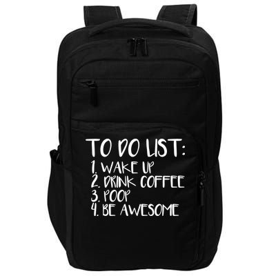 To Do List Be Awesome Impact Tech Backpack