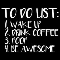 To Do List Be Awesome 16 in Basic Backpack