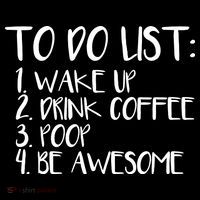To Do List Be Awesome Cropped Pullover Crew