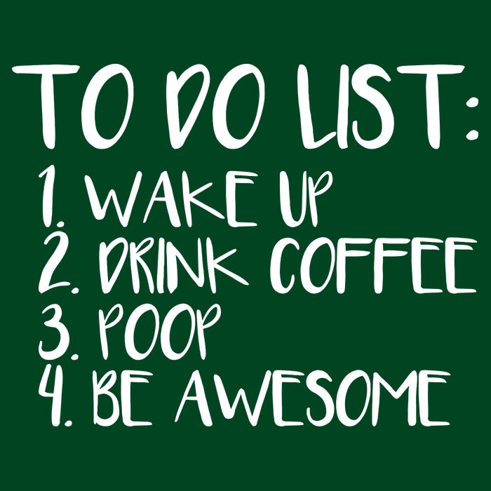 To Do List Be Awesome Button