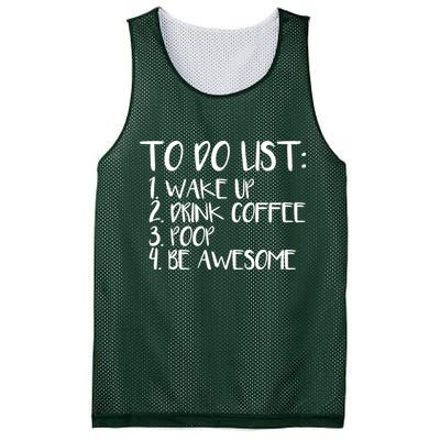 To Do List Be Awesome Mesh Reversible Basketball Jersey Tank