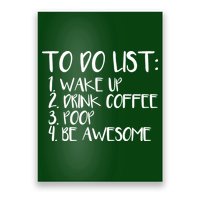 To Do List Be Awesome Poster