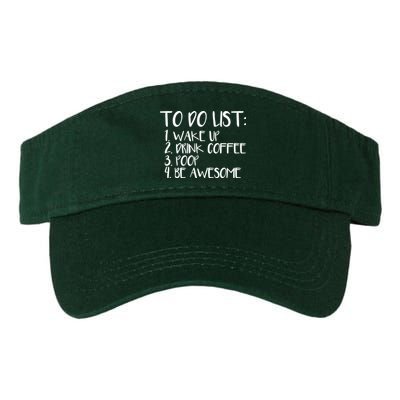 To Do List Be Awesome Visor