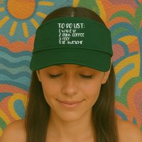 To Do List Be Awesome Visor