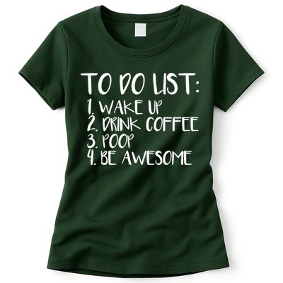 To Do List Be Awesome Womens T-Shirt