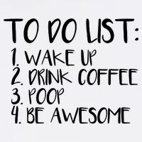 To Do List Be Awesome Garment-Dyed Sweatshirt